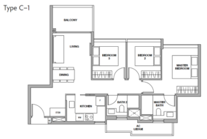 royalgreen-floor-plan-3-bedroom-c1-singapore