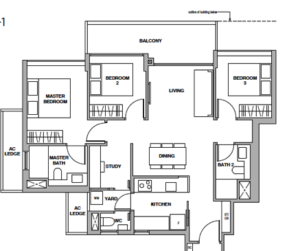 royalgreen-floor-plan-3-bedroom-study-cs1-singapore