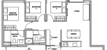 royalgreen-floor-plan-3-bedroom-study-cs2-singapore