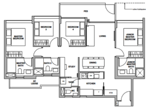 royalgreen-floor-plan-4-bedroom-study-ds1-singapore